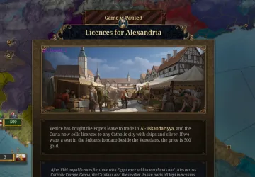 The event Licences for Alexandria