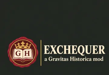 The Exchequer logo: the GH seal beside the word Exchequer