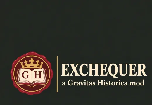 The Exchequer logo: the GH seal beside the word Exchequer