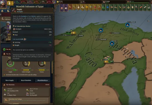 Tooltip for the Supply bar
